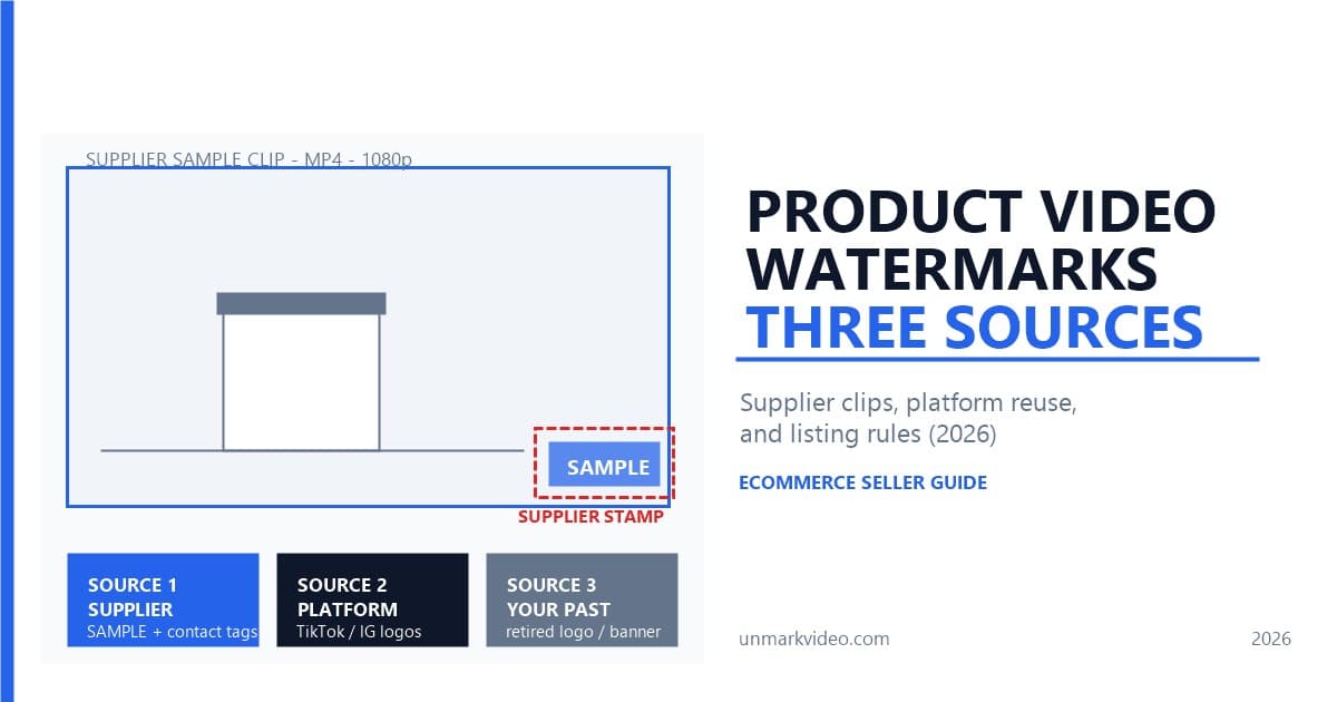 Ecommerce Product Video Watermark Removal: A Developer's Guide to Supplier Clips, Platform Reuse, and Listing Rules (2026)