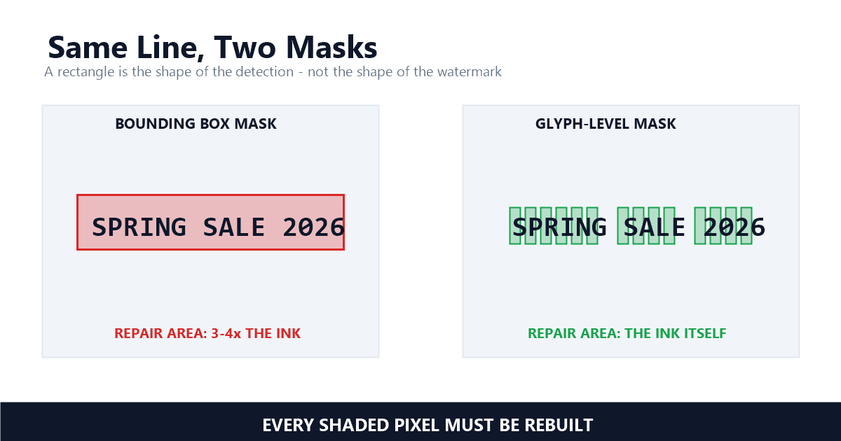 Video Inpainting Mask Size: The Repair-Area Economics Behind Cleaner Watermark Removal
