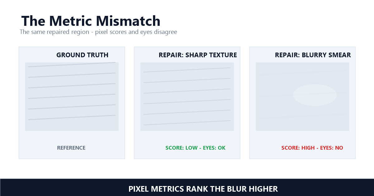 Video Quality Metrics Explained: What PSNR and SSIM Miss About Watermark Removal